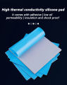 Thermal pad High quality 21W/mK 100x100mm Thermal conductivity CPU Heatsink Cooling Conductive Silicone Pad Thermal Pads. 