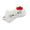 Hello Kitty Women's Cartoon Plush Sleep Mask Cute Anime Girl Eyeshade Shading Eye Mask. 