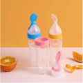 New Imported Original Silicone Baby Food Dispensing Spoon, Baby Feeding Bottle with Rice, Cereal Feeding Spoon, Infant Feeding Spoon. 