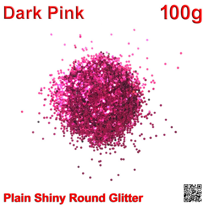 Shiny Pink Round Glitter for Artwork Decorations Crafting School Projects Slime Making Painting Nail Art Eye Makeup Resin Molds Making 100g Desire Outlet