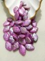 Acrylic Rhombus 17mm Marble Textured Purple Beads for DIY Crafts - Pack of 40gms - Ideal for DIY, Crafting, Jewelry Making, Jewelry, and Dress Accessories.. 