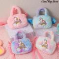Cartoon Suede andbags aiow rn s lush Shoulder urse Crossbo ags Cute Storage ag Children ids Fur otes. 