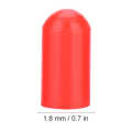 Drumstick Silent Practice Tips Replacement Silicone Drum Stick Mallet Protectors Covers Sleeve Pack of 10. 