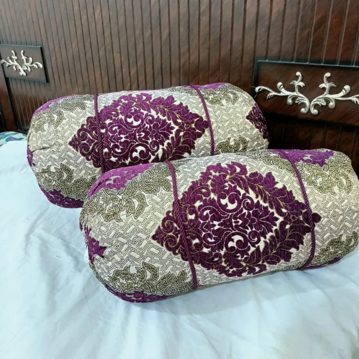 Luxury%202pc%20Gao%20Takia/%20Pillow%20Cover%20,%20Stuff%20Soft%20Velvet%20jucard%20%202%20Gol%20Takiya%20%20Cover%20-%20Image%202