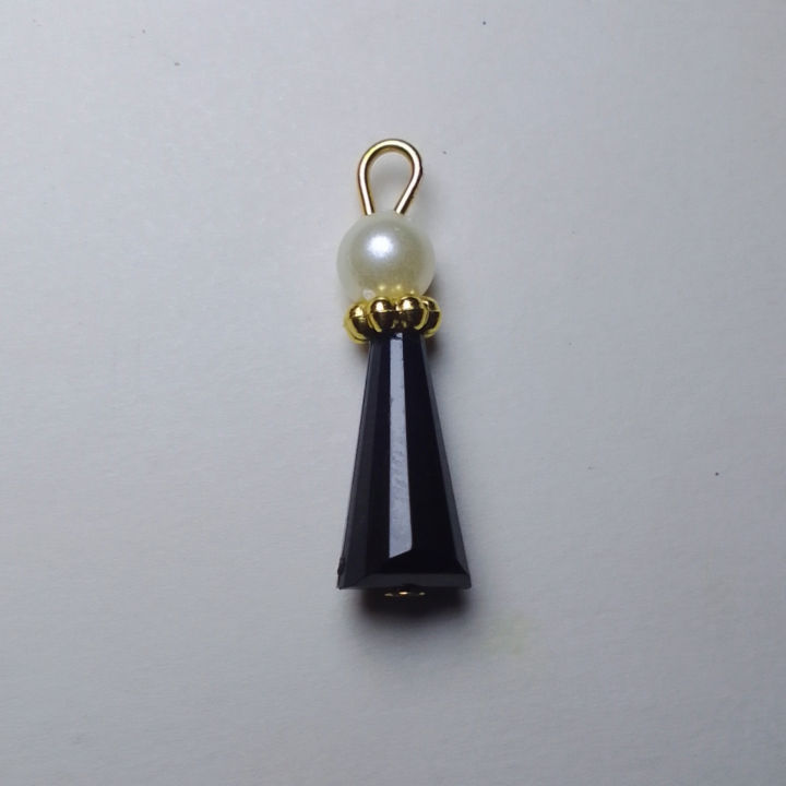 15 Pcs Fashion Fancy Black Hanging Tassels for Women Clothes and Dupatta  Style
