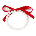 [ New ] Ornament Artificial Pearl Bow Elastic Bracelet Minority Fashion Lolita Matching Bracelet Accessories. 
