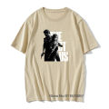 Vintage The Last Of Us Ellie And Joel T-Shirt for Men Cotton Tshirt Fireflies Tlou Video Game Retrod. 