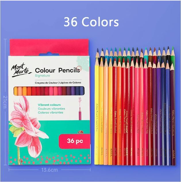 Mont Marte Signature Colour Pencils 36pc