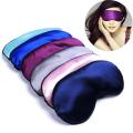 Sleeping Eyeshade Double Side Emulation Silk Eye Mask Adjustable Single Strap Unisex Travel Relax Blindfold. 