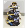 BATMAN THEME CUPCAKE STAND 3 TIERS CUPCAKE STAND. 