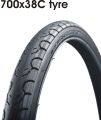 Bicycle Tyres， Bike Tires 700 * 38C Road Bike Tire for Mountain Bike Urban Tires Parts (Size : 700 X 38C Tire). 