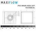 Man Hole Chamber Complete 18"x18" PVC made in Turkey. 