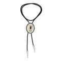 Long Mens Bolo Tie Necktie PU Leather Necklace Rope Sweater Chain Shirt Chain Adjustable Western for Cowboy Jazz Hat Women. 
