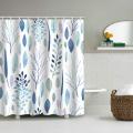 Shower Curtain Waterproof W 71 x H 71 Polyester Fiber Washable Bathroom. 