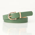 design Women belts Trendy Jean pants accessory Luxury brand PU leather belts Designer belt New style Metal buckle belt for Casual wear Formal occasions Daily outfit Party attire Women's fashion. 