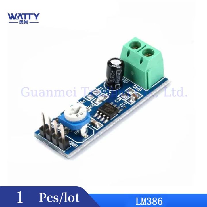 1Pcs/Lot LM386 20x gain circuit audio amplifier module Electrical ...