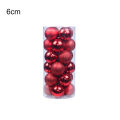 24Pcs/Set Christmas Balls Nordic Style Decorative Hanging Design Seasonal Decorations Christmas Ball Set for Xmas Tree. 