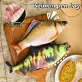 Pencil Bag Fish Pizza Hot Dog Shape Pen Bag Make-up Pouch Pen Pencil Case With Zipper Back To School Pencil Pouch Pen Bag Kengding. 