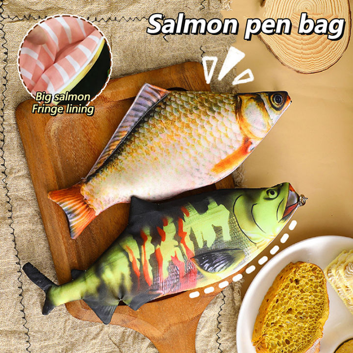 Pencil Bag Fish Pizza Hot Dog Shape Pen Bag Make-up Pouch Pen Pencil Case With Zipper Back To School Pencil Pouch Pen Bag Kengding