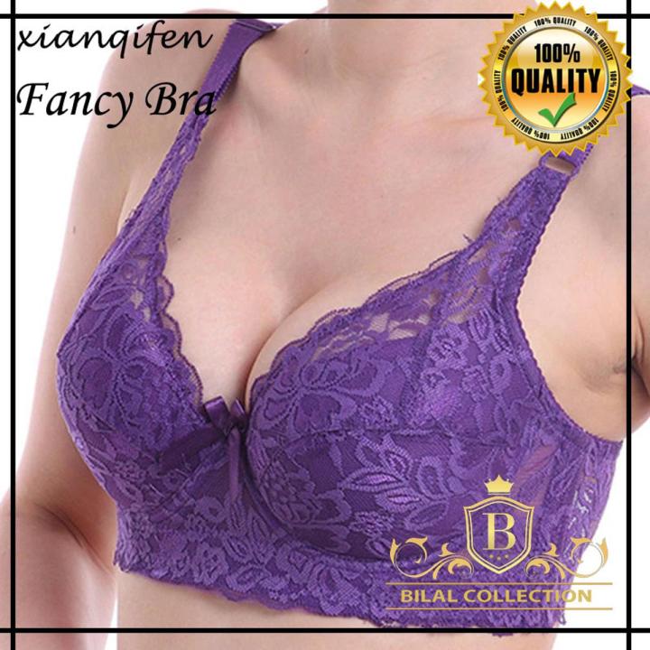 Paded Bra Fancy Bra For Girls,Womens Soft And Comfotable Fabric Multi  Colors