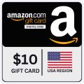 Amazon Gift Card USD 10 - USA Region. 
