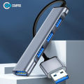 USB HUB 3.0 With 4 Ports 5V/1.5A Charging High Speed 5Gbps - Multi Device Extension Connector USB Hub for PC, Windows, Mac, Surface Pro, Laptop, Printer, Mobile - Super Fast Multi Splitter Adapter for Mobile Gaming, PS4, Phone, Tablet, Computer. 