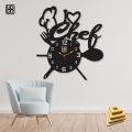 BB Bargain Bazzar Wall Clock 3D  Wooden Watch DIY Design Decoration Quartz Numeric For Home Decor Living Room And Offices And For Gifts. 