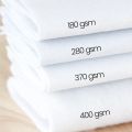 180/200/280/300/320/370/400gsm Single Side Adhesive Cotton Batting Cream Interlining Filler Perfect For Purse Craft DIY Fabric. 
