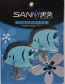 Pack of 2 - Wall Mirror Glass Mounted Self-Adhesive Hooks for Light weight Hanging. 