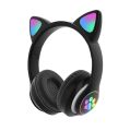 STN-28 Cat Wireless Headphones Bluetooth Over-Ear Headset with Cute Cat Ears. 