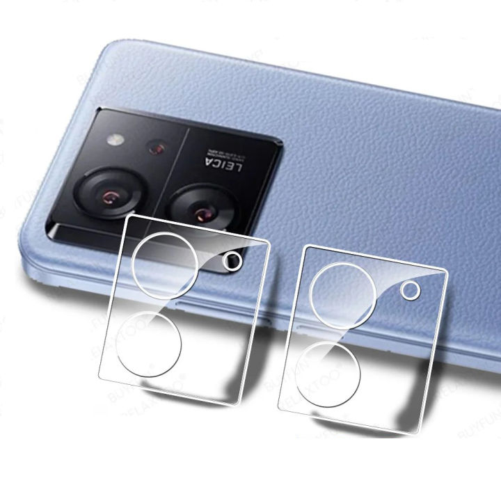 For Xiaomi 13T/13T Pro 5G 2Pcs Full Coverage Transparent 3D Lens Film for Mi 13T 13TPro 6.67 inch Clear Image Quality Anti-scratch and Anti-fouling Protective Film