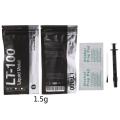 LT-100 Liquid metal thermal conductive paste Grease for CPU GPU Cooling liquid ultra 128W/mK 1.5g 3g. 