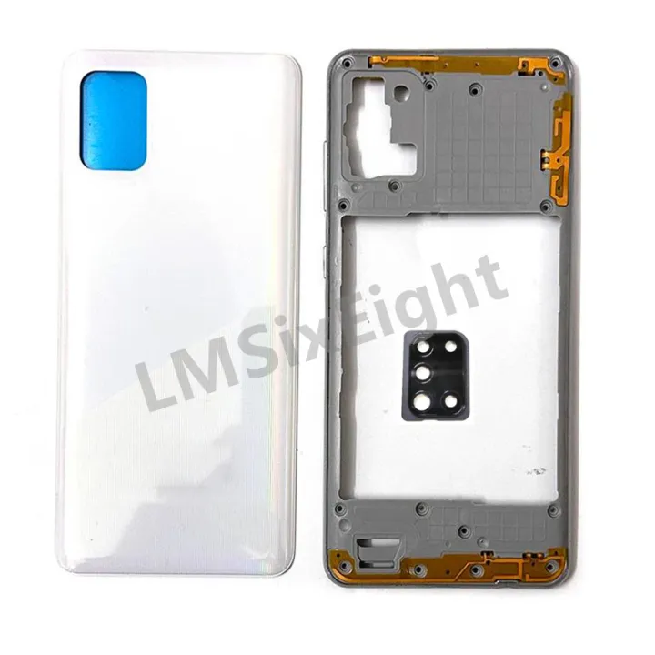 Full%20Phone%20Housing%20A31%20Case%20For%20Samsung%20Galaxy%20A31%20A315%20Middle%20Frame%20Battery%20Back%20Cover%20Rear%20Door%20+%20Adhesive%20+%20Camera%20Lens%20Parts%20-%20Image%203