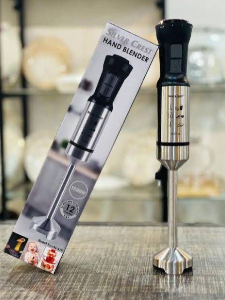 RAF / KOLAX / SURHAN / REDMOND / Silver Crest SI-818 Hand-Blender Stick Hand Immersion Blender 500 Watt 4 BLADES  2 Touch-Speed  and speed control low to high Immersion Multi-Purpose Hand Blender