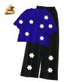 High Quality Casual Suits for Women Printed Crop Tshirt With Plaazo. 