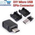 DIY Micro USB Type A & B Type_C  Male Female Assembly Connector Plug Socket. 
