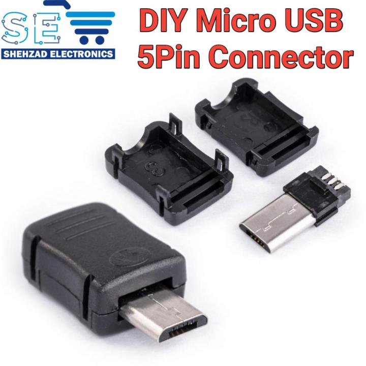 DIY Micro USB Type A & B Type_C  Male Female Assembly Connector Plug Socket