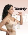 Ornavo 2 In1 Breast Pump Bra & Nursing Bra, soft and cozy Breast Pumping Bra For Effortless hands free pumping, Maternity Breastfeeding Bra With Extender, Works With All Types Of Breast Pumps, for both pre and post partum. 