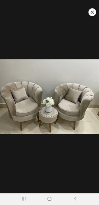 Modern%20Sofa%20Flower%20Desigen%20one%20Seater%20Off%20White%20valvet%20Colour%20With%201%20cousion%20free%20%7BSpecial%20Offer%20available%7D%20-%20Image%202