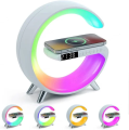 Wireless Charger - Speaker Bluetooth - Wireless Charger - g lamp - g speaker - USB Speaker - Portable Speaker - Led Wireless Charging Speaker - Bluetooth Speaker With Rgb Light - Wireless Charger Alarm Clock Speaker APP Control for iPhone Samsung. 