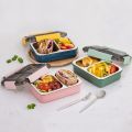 2 Compartment Leak Proof Insulated Stainless Steel BPA Free Insulated Lunch/Tiffin Box with Removable Inner Plate for Women and Men Office, Kids to School, Tiffin Boxes, Lunch Box. 