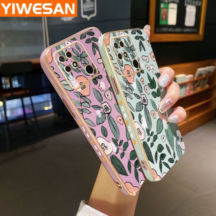 YIWESAN%20For%20Xiaomi%20MI%20Redmi%2010C%20Case%20Cartoon%20Fashion%20Flower%20Side%20Edge%20Square%20Pattern%20Luxury%20Plating%20Phone%20Case%20Full%20Camera%20Casing%20Shockproof%20Protection%20Cases%20Soft%20Back%20Cover%20Softcase%20-%20Image%205