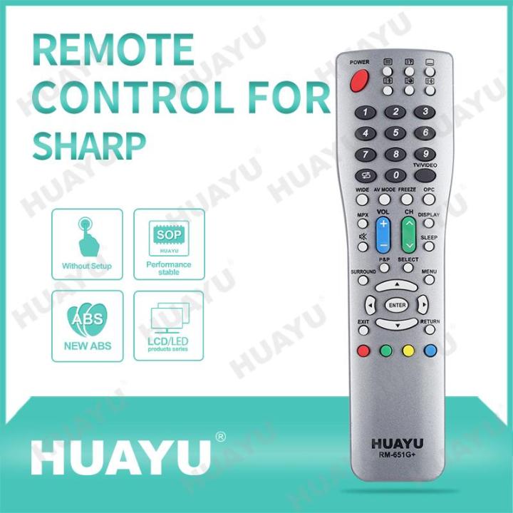 SHARP%20Remote%20Control%20for%20LCD-LED-PLAZMA%20TV%20HUAYU%20RM-651G+%20-%20Image%203