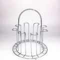 Decorative Stainless Steel Glass Holder for Kitchen Dining Table (8 Glass Stand). 