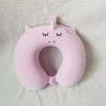 1 Piece Cute Cartoon U-shaped Pillow, Portable Unicorn Neck Pillow For Traveling, Outdoor Activities, Office Nap Pillow. 