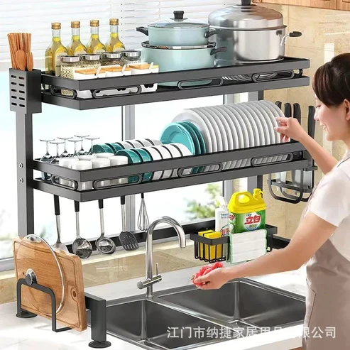 Dish%20Drying%20Rack%20Over%20Sink%20Kitchen%20Storage%20Shelf%20Counter-top%20Space%20Saver%20Display%20Stand%20Tableware%20Drainer%20Organizer%20Utensils%20Holder%20-%20Image%204