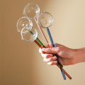 Handmade Sharp Mouthed High Temperature Resistant Acrylic Glass Teaspoon Soup Spoons. 