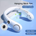 Neck Fan Portable Bladeless neck fans rechargeable 360° USB Cooling Fan Super Strong hanging neck fan Portable Personal Fan Super Quiet Fan Dual Cooling Fan Summer Fan. 