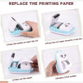 Mini Printer Inkless Bluetooth Portable Photo Printing 57mm for Android IOS Fit for Adhesive Label Thermal Papers.. 