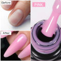 XEIJAYI 7ML Quick Extension Nail Gel Vernis Semi Permanent Acrylic Crystal White Clear Nude Gel Nail Polish UV Construction Gel. 